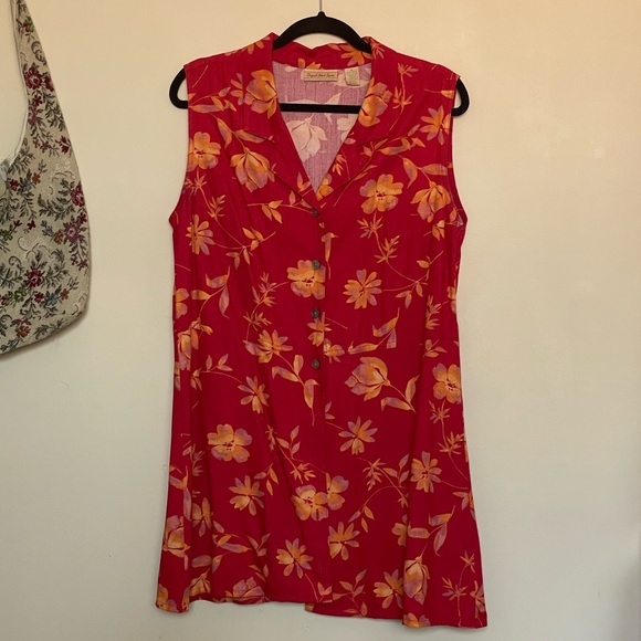 Vintage floral mini dress - Picture 2 of 3